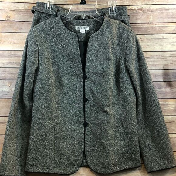Pendleton Dresses & Skirts - PENDLETON Skirt Suit 100% Wool Womens 10/12